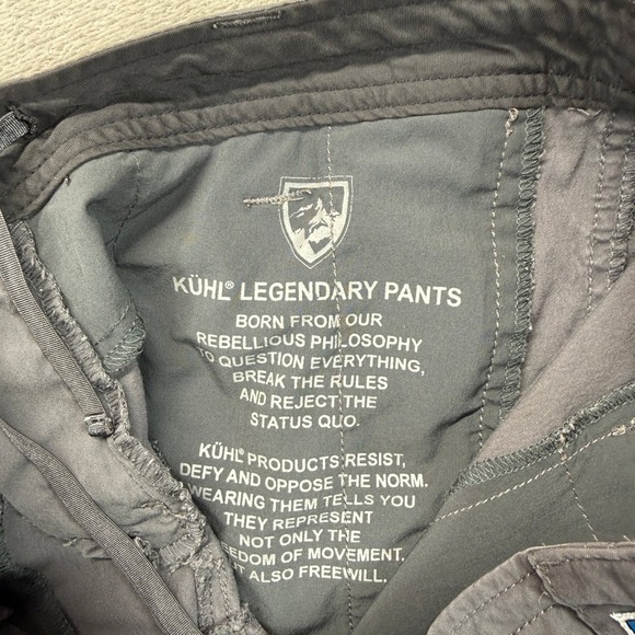 Kuhl Pants Women's 2 The Legendary Pant Gray Cargo Outdoor Hiking Travel Trouser - Picture 9 of 16